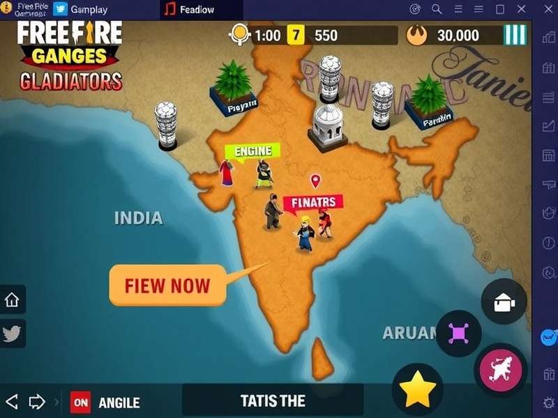 Free Fire Ganges Gladiators Indian Map
